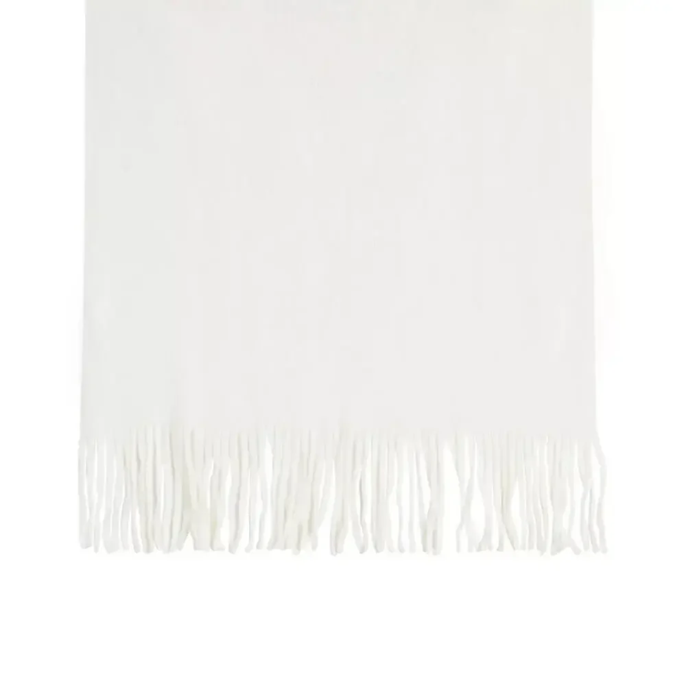 STEVE MADDEN Super-Soft Knit Muffler Chunky White Oversized Scarf